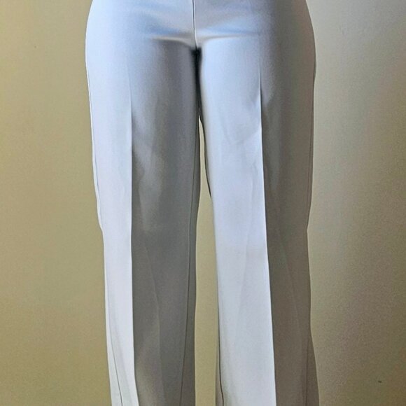 MANGO Women's Straight Pristine White Pants - Picture 6 of 8